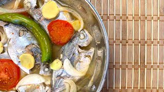 Pangat na Isda sa Kamatis  Butterfish in Tomato  Filipino Cuisine  Cooking Philippines [upl. by Romie]