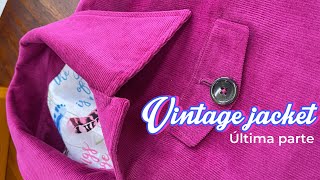 Platiquita entre costuras “Vintage Jacket” lamanodefaty [upl. by Lisan]