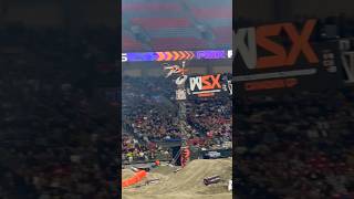 Best FMX trick at WSX Championship fmx fmxlife supercross wsx freestylemotocross motovlog [upl. by Aissirac]