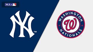 MLB Yankees 5 Nationals 2 Ago 26 2024 [upl. by Gerda]