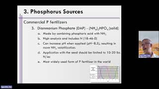 Week 9 Unit 6 Video 20 Diammonium Phosphate Fertilizer Discussion [upl. by Enyalahs]