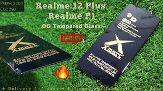 Realme 12 Plus amp P1 Original Tempered Glass  Realme P1 amp 12 Plus Best Tempered Glass [upl. by Eltsyrhc]