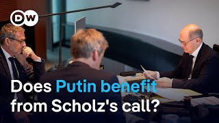 Why the Kremlin welcomes the call from German Chancellor Scholz  DW News [upl. by Yrret]