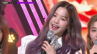 뮤직뱅크 4월 2주 1위 아이즈원IZONE  비올레타 Violeta 세리머니 Cut [upl. by Donelu]