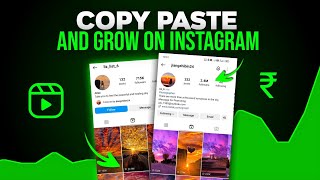 copy paste and grow on instagram  copy paste aesthetic reels and grow  copy paste instagram [upl. by Oijres]