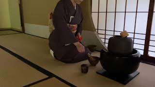 《茶道点前集》中置 薄茶点前 Sadou Japanese Tea Ceremony（裏千家） [upl. by Maloney581]