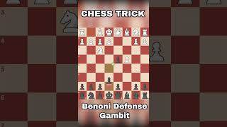 Benoni Defense Gambit Sneaky Low Elo Chess Trap [upl. by Holbrook]