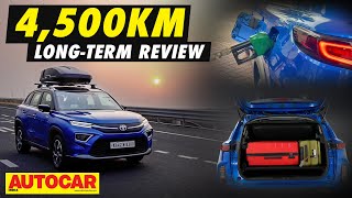 Toyota Urban Cruiser Hyryder Hybrid  4500km Long Term review  Autocar India [upl. by Maclean]