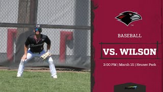 Rosemont Baseball vs Wilson College [upl. by Erodoeht]