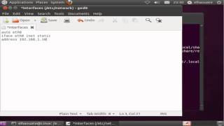 Fixer ladresse IP Sous Ubuntu [upl. by Whatley]