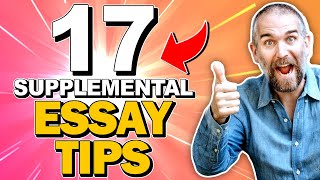 17 Tips for Writing Supplemental Essays for the Common Application [upl. by Umeh]