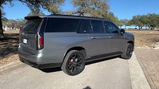 2022 Cadillac Escalade with Corsa Catback Exhaust  Outside Acceleration Clip [upl. by Sloan]