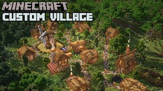 Minecraft  Building a Custom Village for Every Villager Profession [upl. by Norted218]