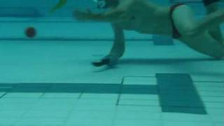 Underwater Hockey freestyling at the Melbourne 2008 Nationals [upl. by Eirallam]