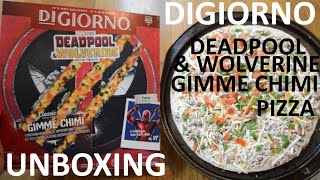 Unboxing DiGiorno Gimme Chimi Deadpool amp Wolverine Classic Crust Pizza Flavor 2 Of 4 [upl. by Nirol]