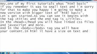 html basics Big text [upl. by Ailaro]