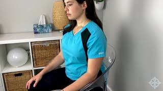 Seated Pursed Lip Breathing  Covid Physical Therapy  Exercises [upl. by Cilla]