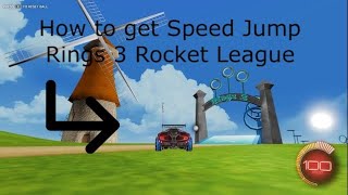 How to get Speed Jump Rings 3 By Dmc Rocket League [upl. by Wenonah]