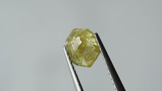 Chrysoberyl Crystal 068ct  Madagascar [upl. by Camilo]