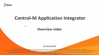 ControlM Application Integrator Overview [upl. by Nioe839]