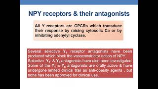 Neuropeptide Y NPY amp Urotensin II [upl. by Ednalrym19]