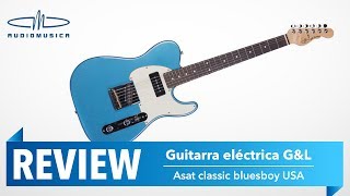 REVIEW  Guitarra GampL Asat Classic  Con JM Carrasco [upl. by Aivlis]