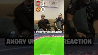 UNITED FAN RAGES 🤬 ARSENAL 20 MAN UNITED [upl. by Ephrem566]