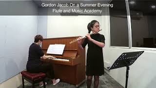 Flute ABRSM Grade 6 from 2022 B3 Gordon Jacob On a Summer Evening [upl. by Petronilla167]