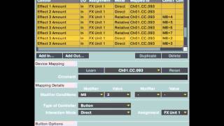 Traktor Pro Fader  Knob fx MAPPING example [upl. by Nevins]