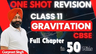 Gravitation  Class 11 Physics  NCERT Explanation in 50 Minutes🔥  One Shot with All Derivations🔥 [upl. by Einahpehs]