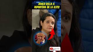 AMLO CALLA A REPORTARÁ CHAYOTERA🚨🚨viralvideo ultimahora shortvideo [upl. by Gardol233]