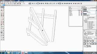 sketchup til 2D med layout video 3 scenes forklaring [upl. by Shuman]