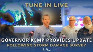 Gov Kemp Provides Update on Response to Debby [upl. by Maiga]