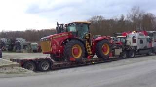 New Versatile 450 Tractor being delivered to Schmidt Machine Company [upl. by Kcirredal557]