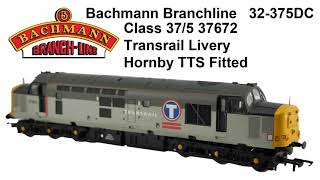 Bachmann Branchline 32375DC Class 375 37672 in Transrail Livery with TTS sound sound fitted [upl. by Anade723]