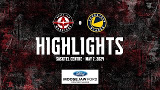 Moose Jaw Ford Highlights  Warriors 3  Saskatoon 2  OT  Game 7  May 7 [upl. by Dalila650]