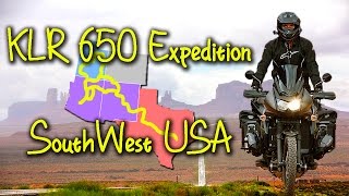 KLR Expedition Southwest USA  4000 Miles Off the beaten Path Adventure [upl. by Ann-Marie]