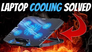 TopMate C5 Laptop Cooling Pad Stand Review  Gaming amp Heavy Use  Stream Tech [upl. by Attelahs]