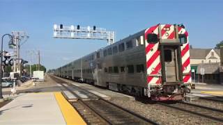 Railfanning BNSF Metra Chicago Racetrack June 2017 [upl. by Karin]