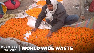 How Sacred Flowers Are Turned Into Incense Sticks  World Wide Waste [upl. by Eserehc448]