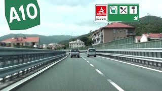 IT  A10 Savona  Autostrada dei Fiori Carreggiata Nord [upl. by Philipson]