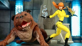 MARVEL LEGENDS INHUMANS CRYSTAL amp LOCKJAW DELUXE 2PACK REVIEW AMAZONFAN CHANNEL EXCLUSIVE [upl. by Aiksas777]