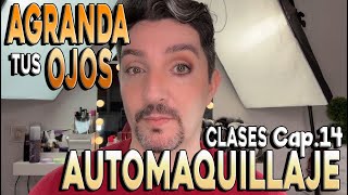 Clases de Automaquillaje para Principiantes  cap 14  Maquillaje para agrandar tus ojos [upl. by Adorne]