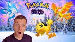 ✨❄️SHINY Galarian Bird Hunt amp LAST Day of The Season❄️ Pokemon GO ✨Live🔴 [upl. by Gatias364]