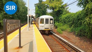 MTA Staten Island Railway R44 Local Train at Grasmere mta [upl. by Oiled]