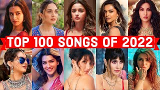 Top 100 HindiBollywood Songs of 2022 Year End Chart 2022  Popular Bollywood Songs 2022 [upl. by Letnuhs]