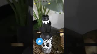 Bottle Painting✨️  Warli Art💃  skcreator12 🎀 viral warliart bottleart [upl. by Matejka]