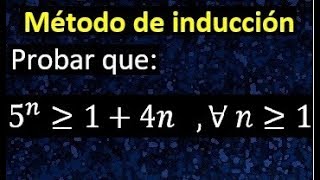 Método de inducción demostracion con el metodo inductivo [upl. by Venetia]