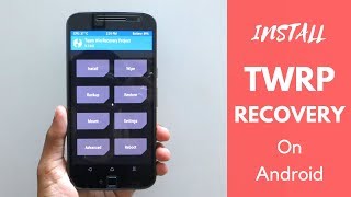 How To Install TWRP Custom Recovery On Any Android Phone Without Root [upl. by Aneahs]