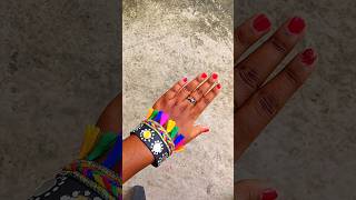 Navratri DIY Bangles  Navratri Bangles Making At Home  Neha Chaurasia [upl. by Eanwahs]